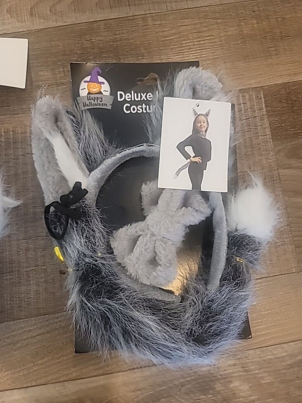 Happy Halloween CAT instant Costume Accessories - Headpiece/Bow Tie/Tail - NEW